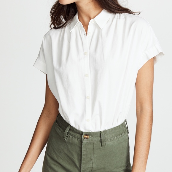 Madewell Tops - Madewell White Central Shirt